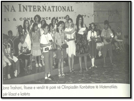 Vendi i I në Olimpiadën Kombëtare të Matematikës (2005) 