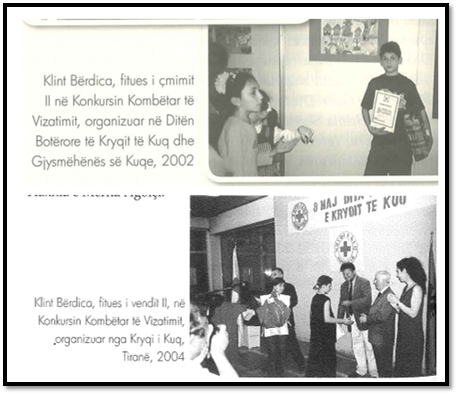 Çmimi i II-të në Konkursin Kombëtar të Vizatimit (2002 & 2004) 